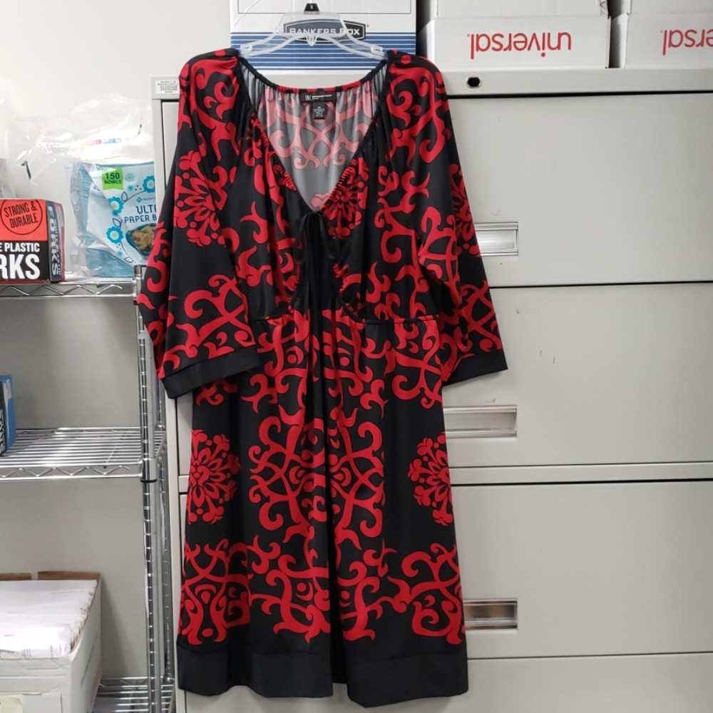 INC 3X V neck dress